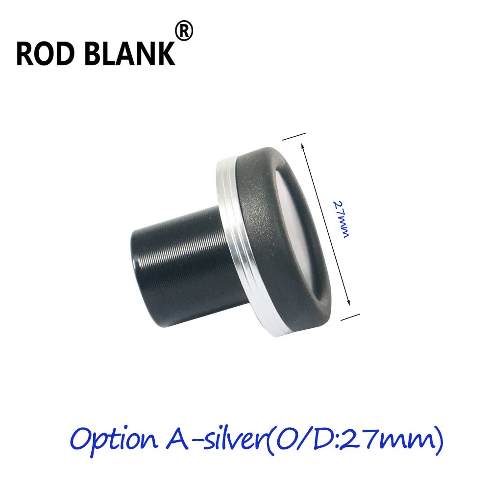 Fishing Rod Handle End Cap Aluminum Repair Component DIY Accessory For Custom Pole Building Durable Metal Plug Tool