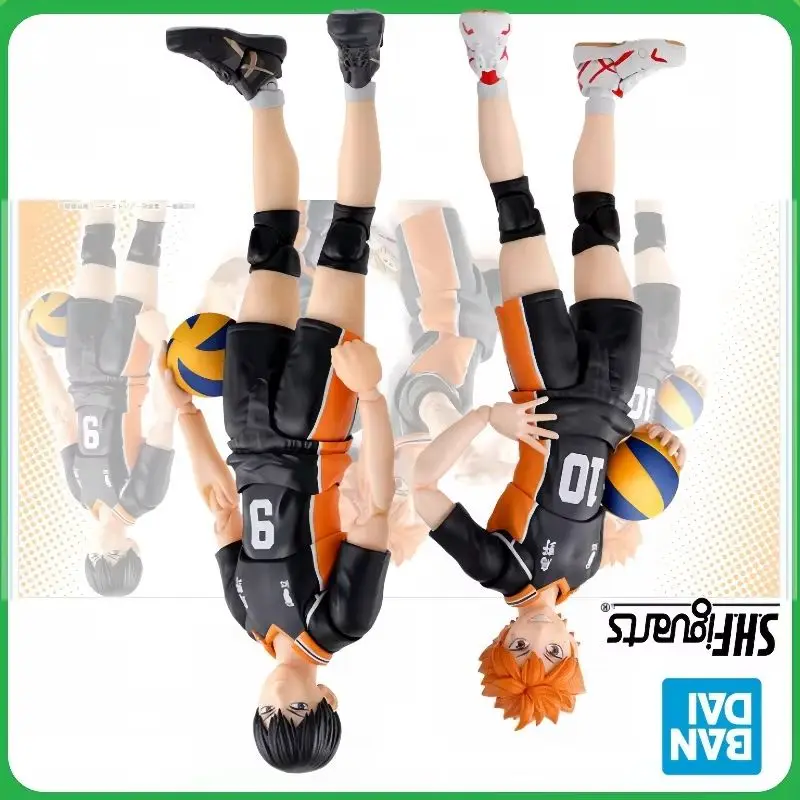 

【Spot Goods】Bandai S.H.Figuarts Volleyball Teenager Hinata Shoyo Kageyama Tobio Can Be Handled By A Moving Puppet.