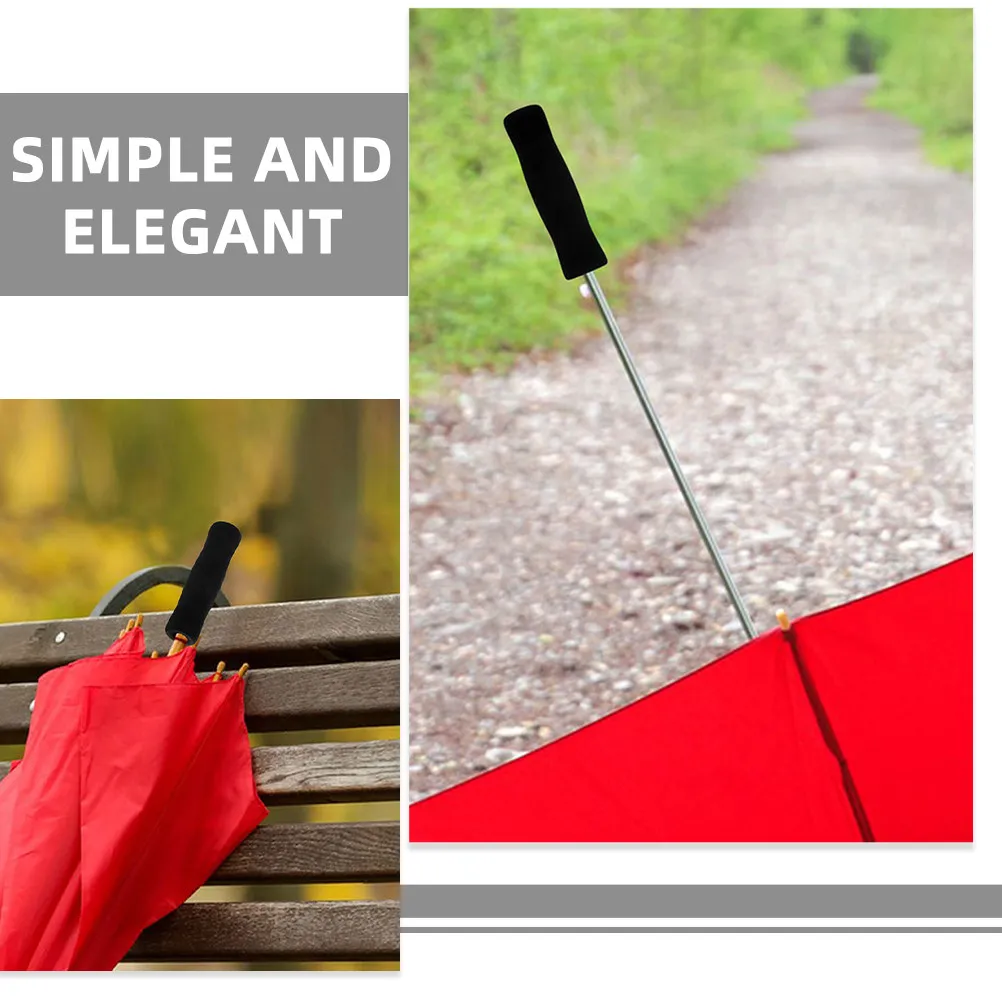 3Pcs Umbrella Handle Replacement Set Stylish Elegant Design Thickened Foam Plastic Grip for Rain Sun Umbrellas Enhanced
