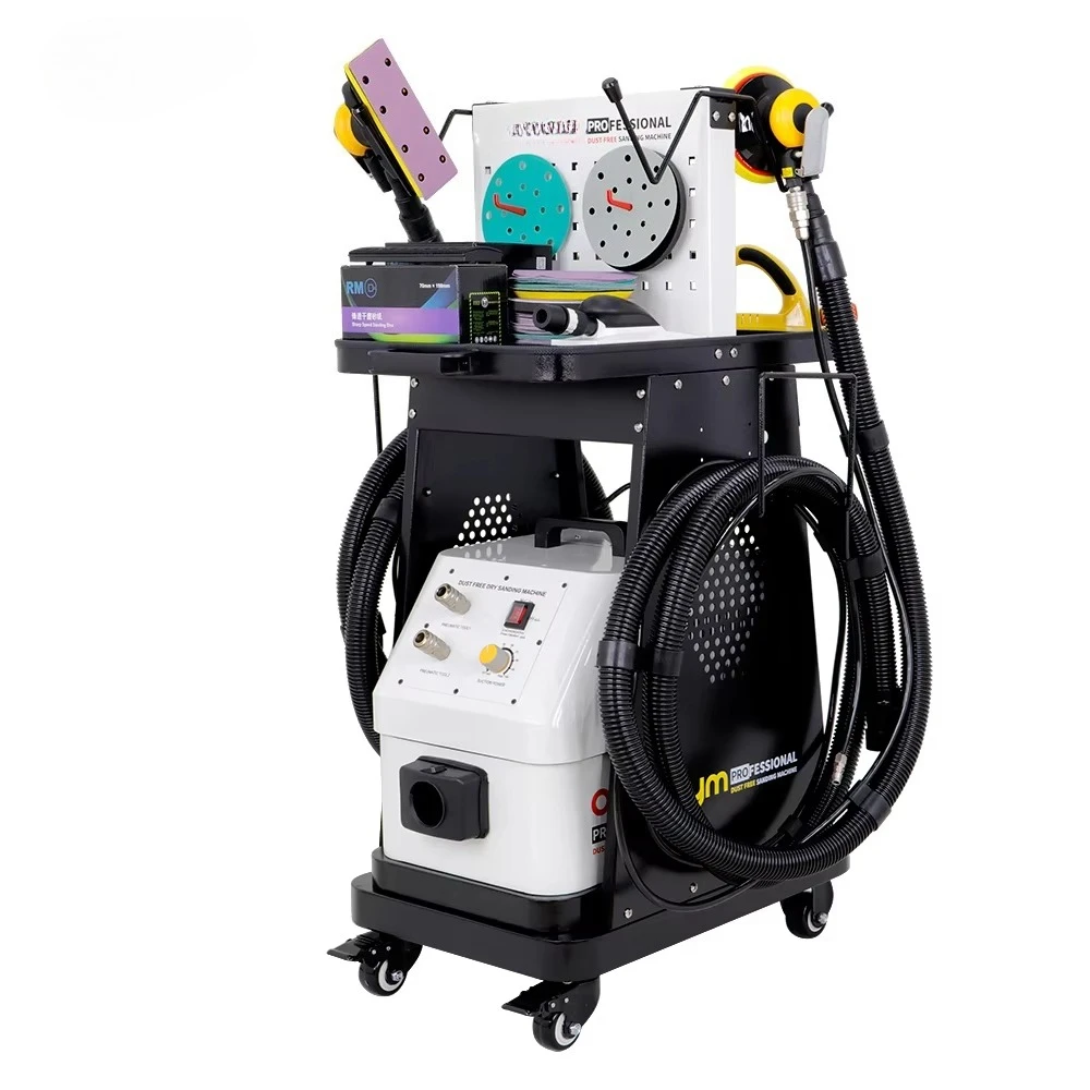 Pneumatic Dust Free Sander Machine Vacuum Dry Sanding Grinding Dust Extraction System