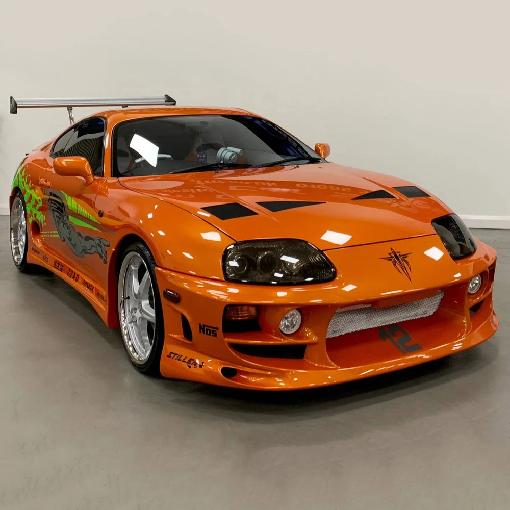 1/10/24/28 Supra scale RC Remote Control Car Fast & Furious Paul Walker Driving Style Decal Sticker Label Upgrade - Image 2