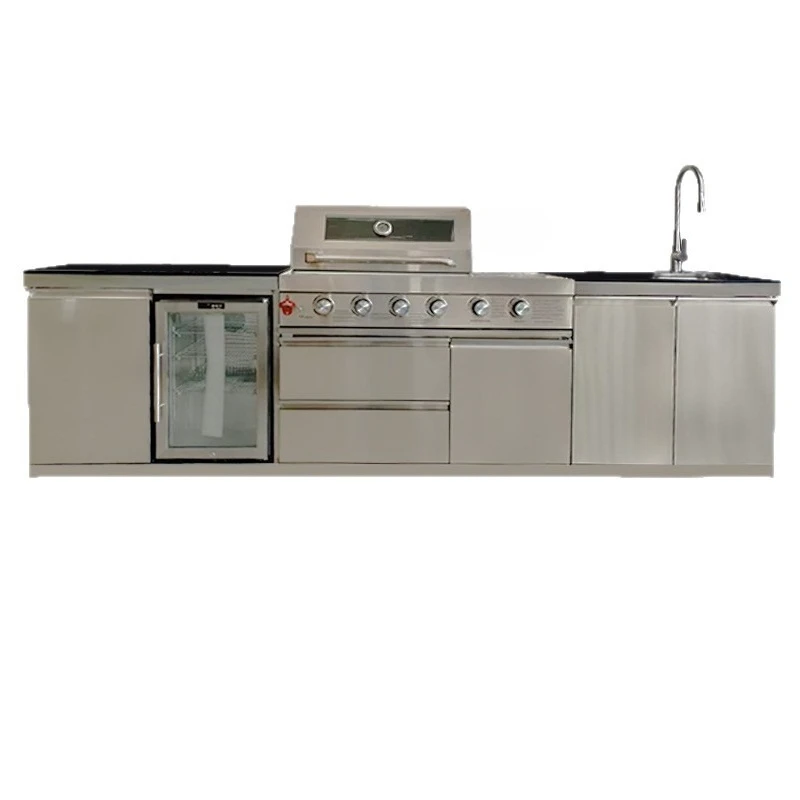 Villa Courtyard Embedded Grill Household Grill Garden Charcoal American