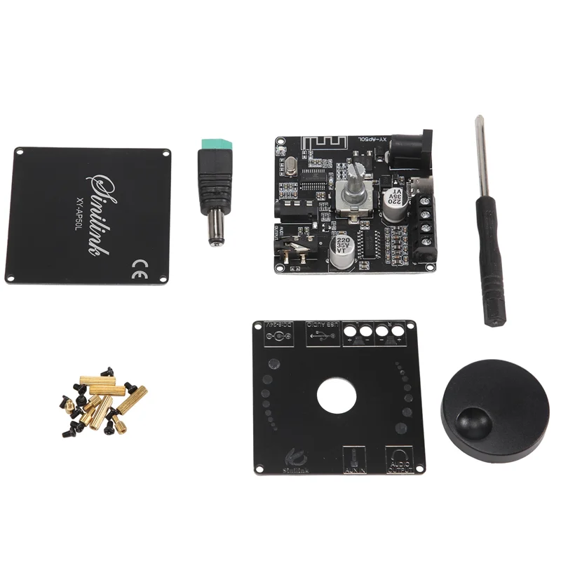 XY-AP50L Mini Bluetooth 5.0 50 W + 50 W Wireless Audio Power Digital Verstärker Bord Stereo Verstärker 3,5 MM AUX USB APP-POS