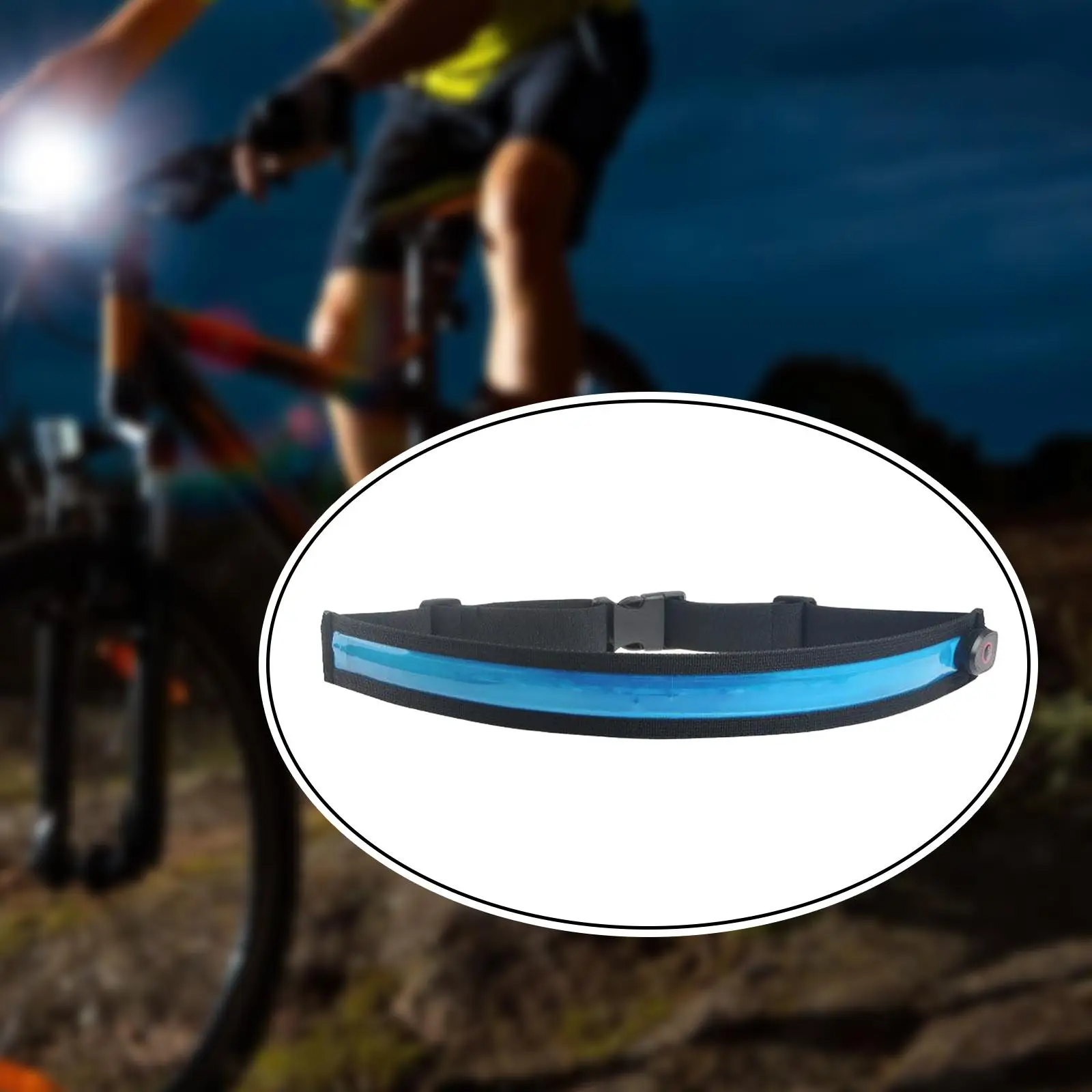

Lightweight LED Reflective Waist Belt USB Charging Adjustable Safety Strap for Night Outdoor Activities
