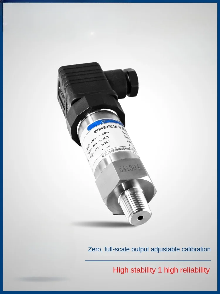 Sensor MPM489 high-precision pressure transmitter Sensor 4-20mA fluid pressure detection and control