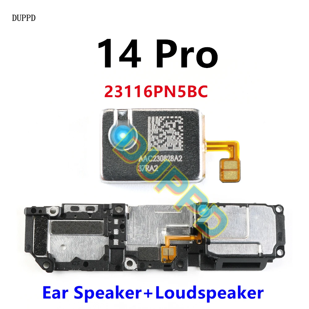 Top Earpiece Ear Speaker Bottom For Xiaomi 14 Pro 14Pro Loudspeaker Speakerphone Buzzer Ringer Replacement Part