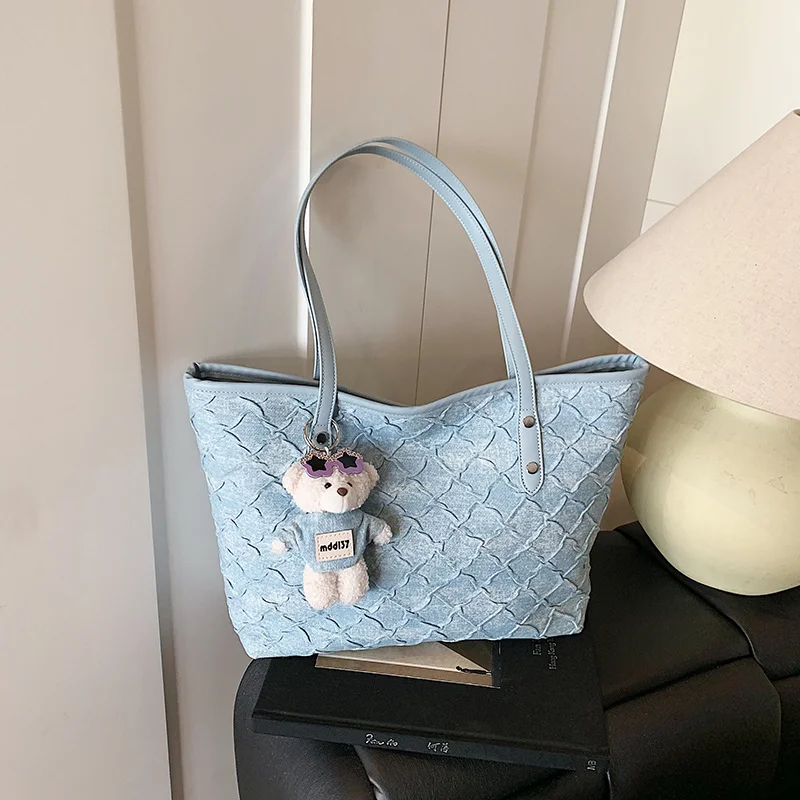 

2025 Woven Tote Bag for Women Spacious Underarm Shoulder Purse Adjustable Strap Work & Weekend Bag