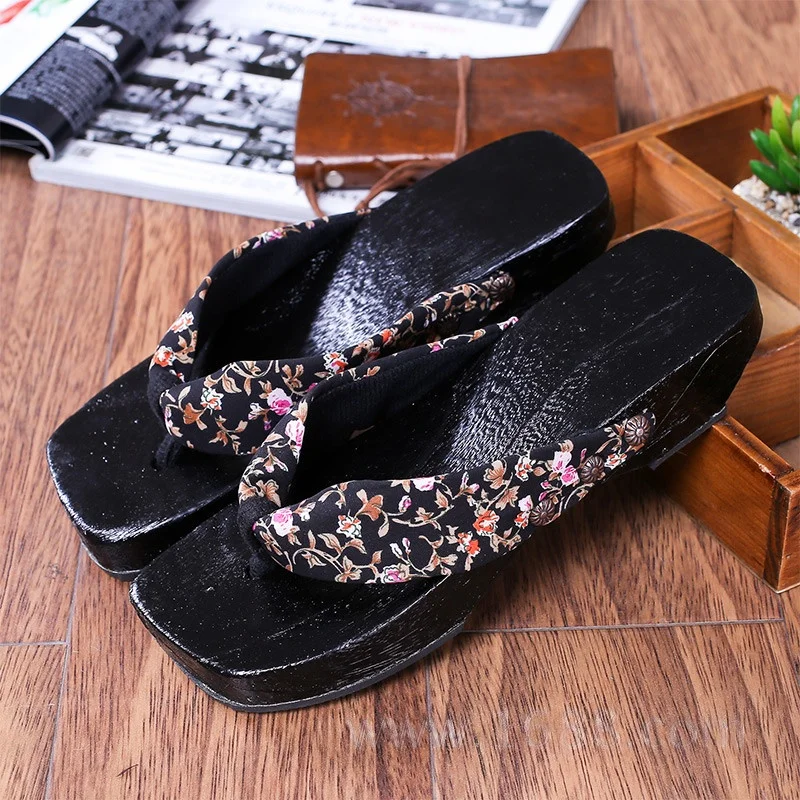 2026 New Women's 4cm Heel Geta - đánh giá và giá Geta Wooden Sandal