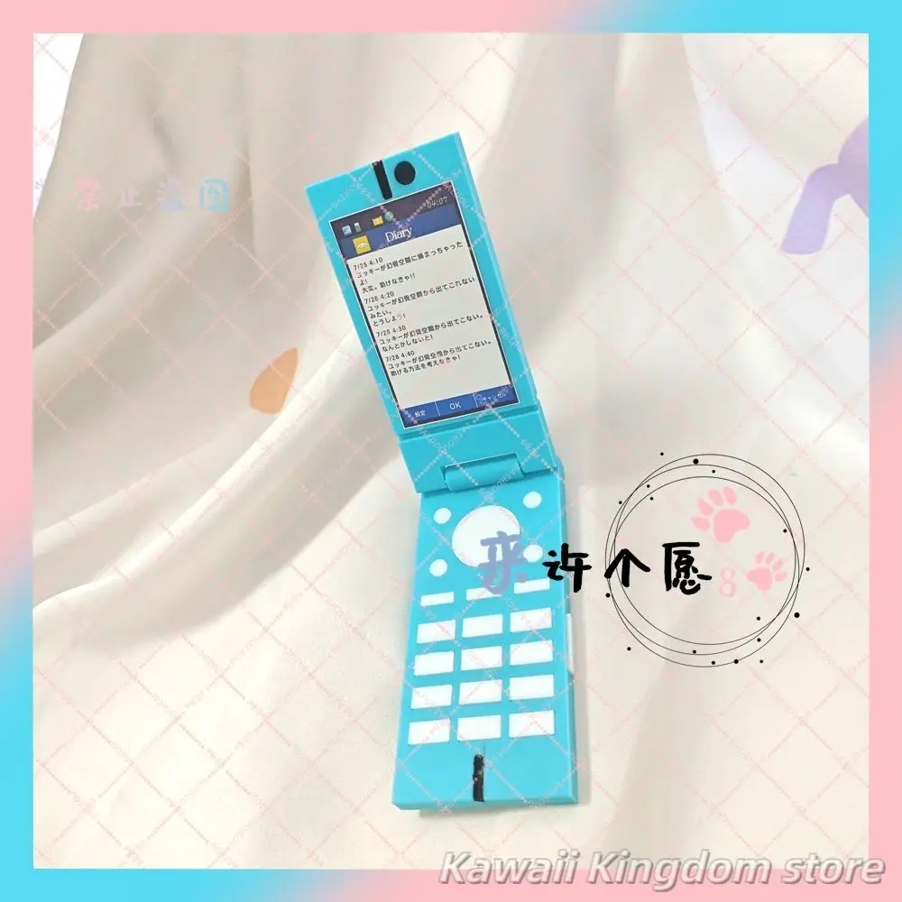 

Anime Mirai Nikki Gasai Yuno Anime Cosplay Props Decorations Accessories Mobile Phone Mascot Student Accessory Fans Gift