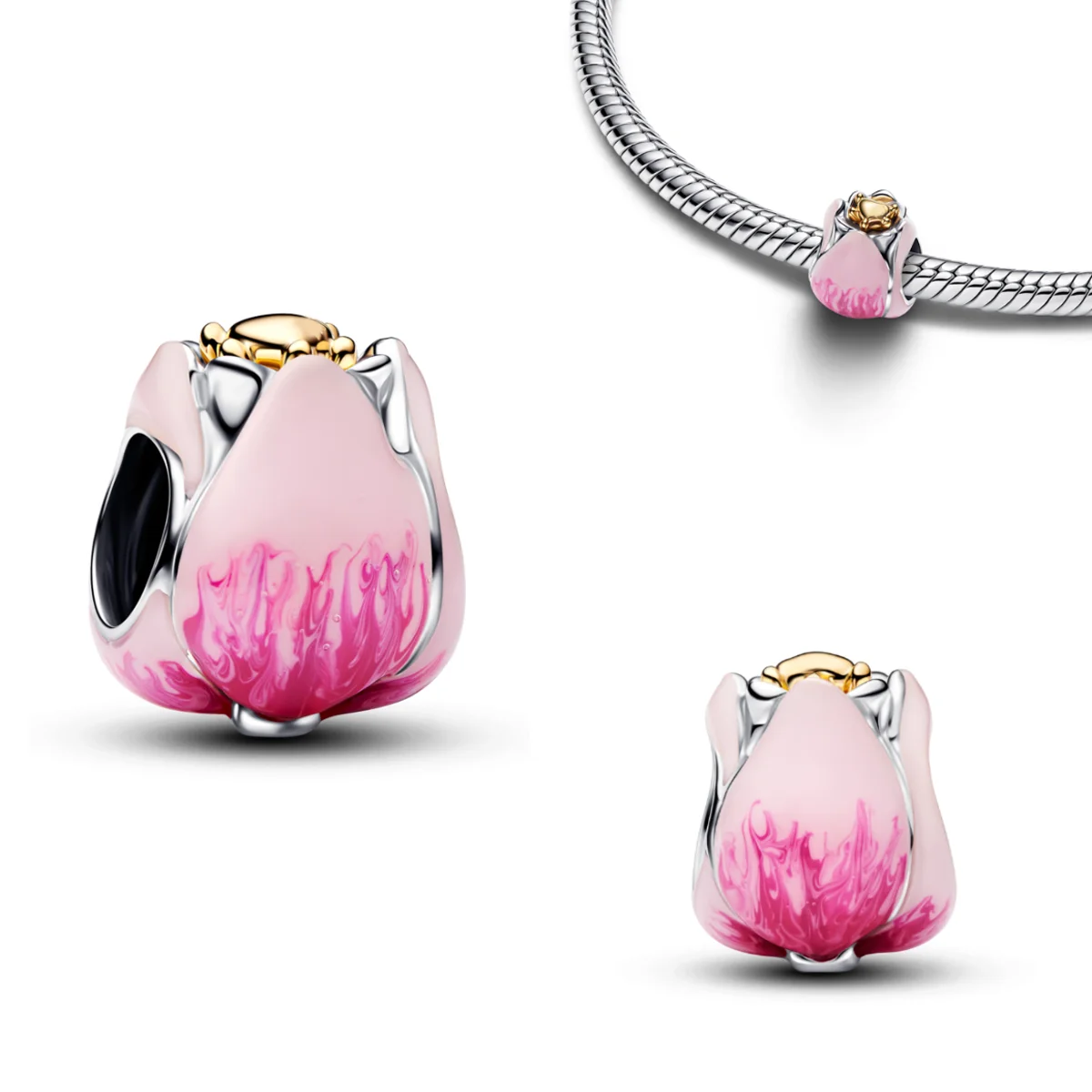 الأصلي 925 فضة الذهب جولة القمر القلب فراشة البومة حبة صالح سوار ذاتي الصنع قلادة المرأة مجوهرات رائعة هدية