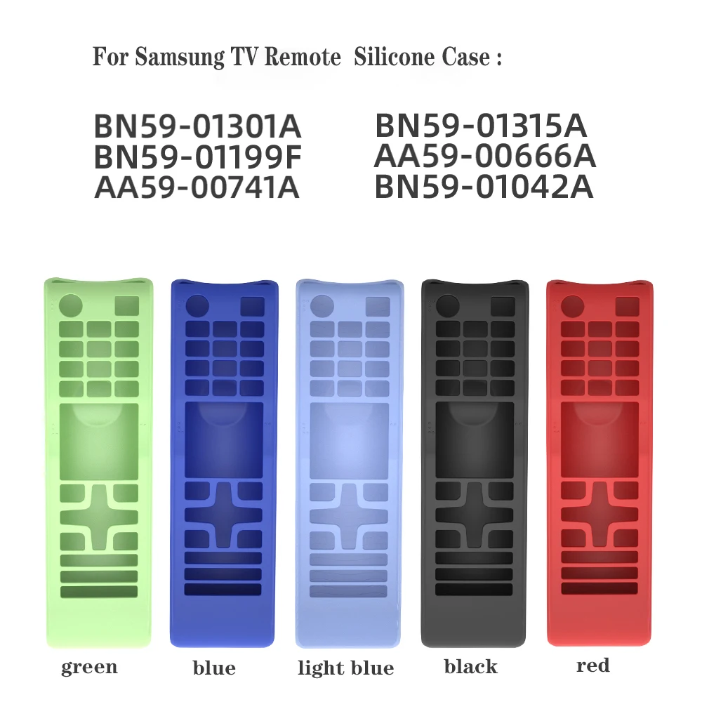 Silicone TV Remote Control Protector Case Cover Skin For Samsung BN59-01199F AA59-00666A AA59-00602A AA59-00741A AA59-00785A