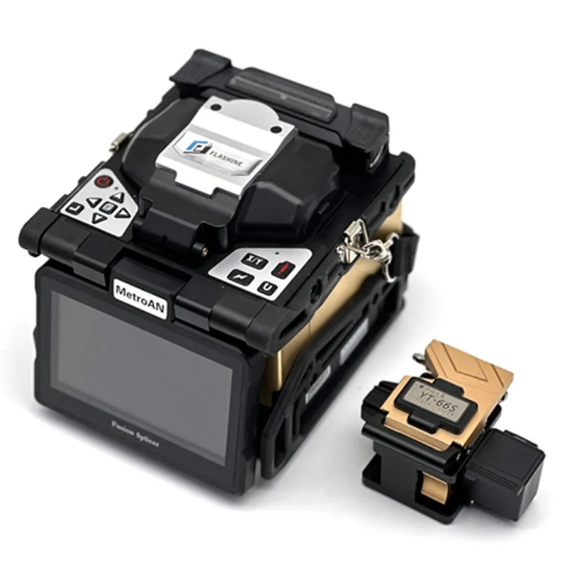 Fiber Optic Fusion Splicer Machine, Japan Automatic Import, FTTH Splicing Machine, 4 Motor 6S, 5200mAh Battery Capacity, C3