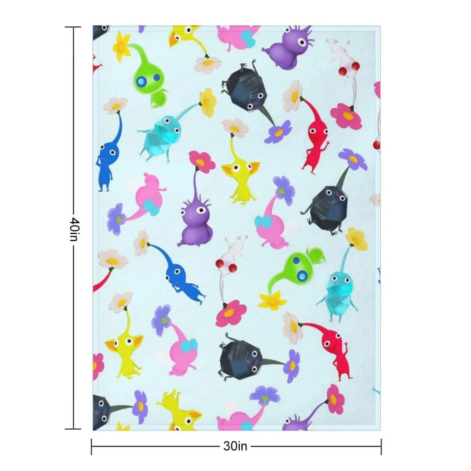 TODOS los ideas de regalos de San Valentín de la manta de Pikmin a cuadros para los mantas térmicas del sofá