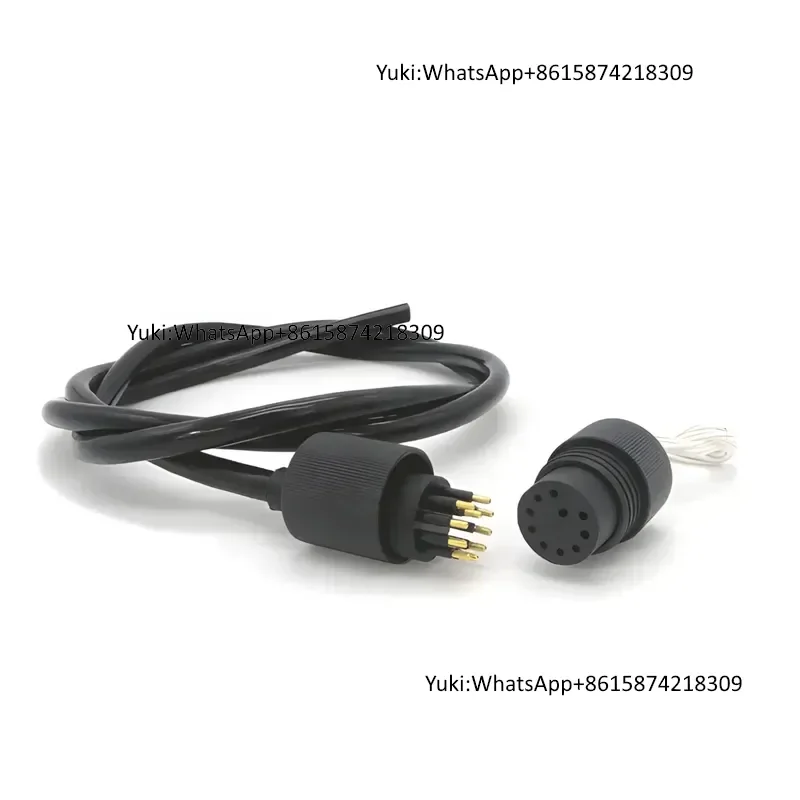 10pin 10A Female Waterproof Connector IP69 Bh10f 5/8-18unf Thread for Subsea Projects