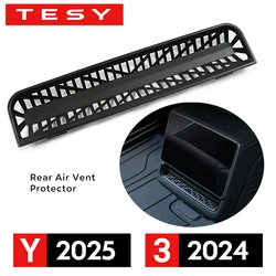 for New Tesla Model Y Juniper 2025 Launch Model 3 Highland 2024 Rear Air Outlet Cover Rear Air Vent Protective Anti Blocking