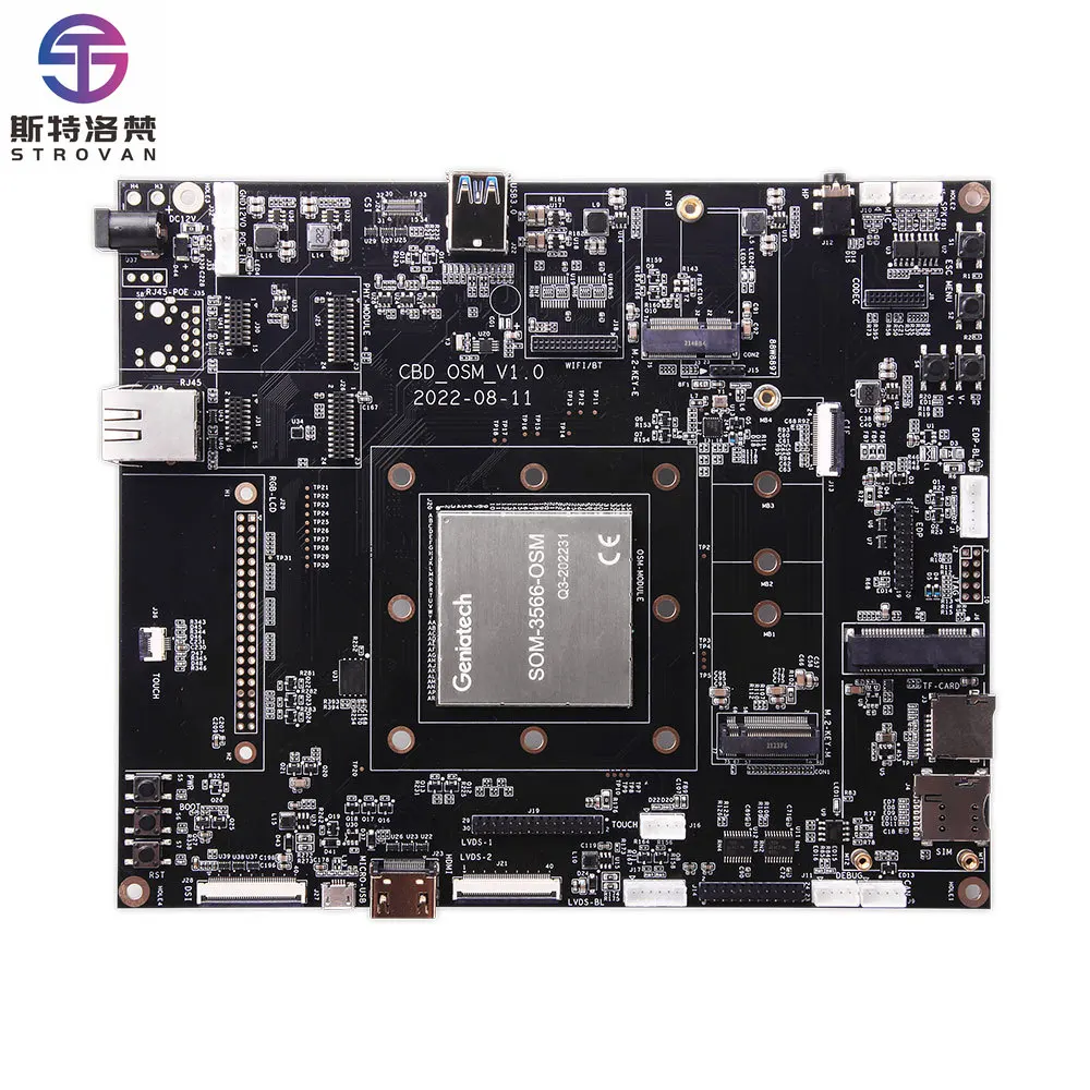 DB3566 OSM Development Kit CPU  RK3566 quad-core Cortex-A55, up to 2.0 GHz development boards kits