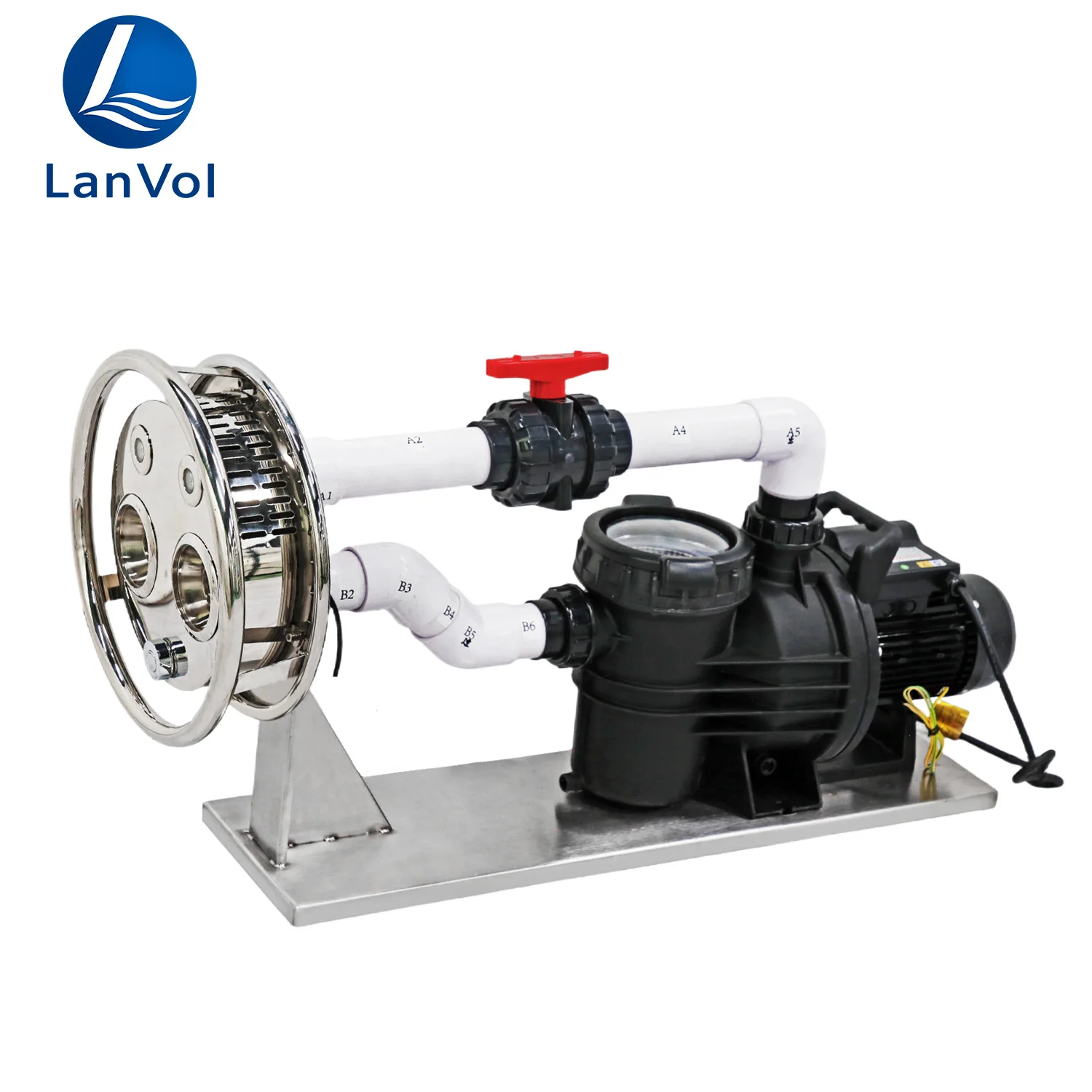 2.2KW 2.5KW Stainless Steel Counter Current Unit with LED Lights Powerful Wave Maker Swim Jet Stream for Endless Pool Training