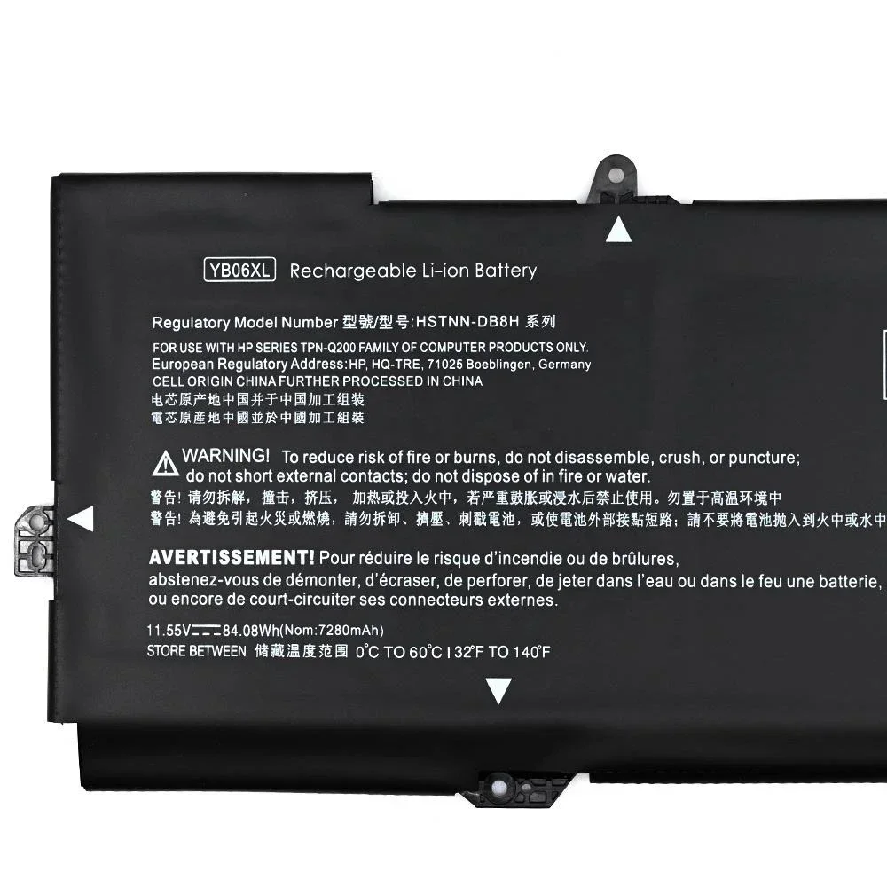 YB06XL 11.55V 84.08Wh Original Laptop Battery for HP Spectre X360 15-CH 2018 928372-855 HSTNN-DB8H YBO6XL