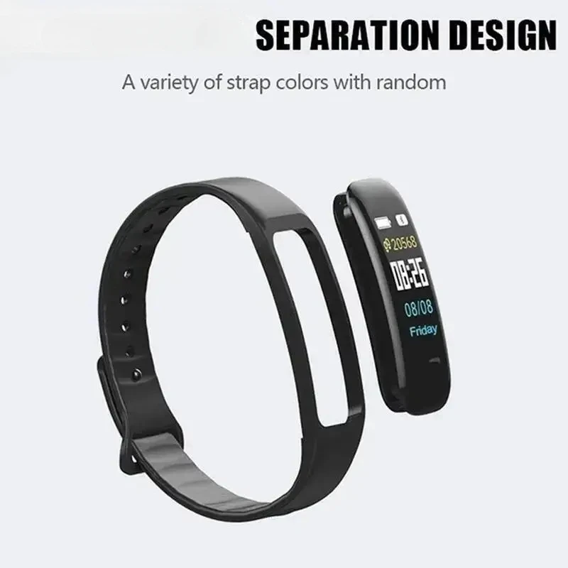 C1 Plus Smart Watch Men Women Bluetooth Step Counting Sports Bracelet Fitness Tracker Heart Rate Blood Pressure Sleep image 6