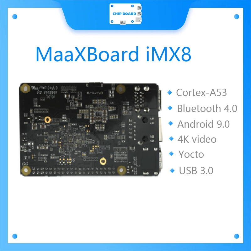 MaaXBoard iMX8 Development Board，Quad  Cortex-A53 & Support 4K HD video  embest