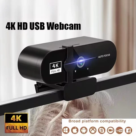 2026 Webcam 1080P Mini Camera 2K Full HD Webcam with Microphone 30fps…