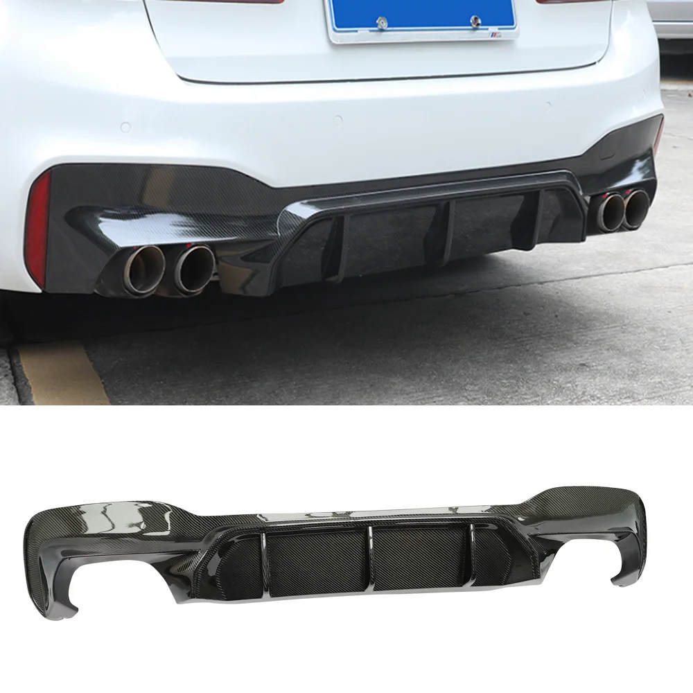 

G30 Carbon fiber Rear Diffuser G38 Rear Bumper lip For 2018-2020 BMW 5 Series G30 G38 Upgrade F90 M5