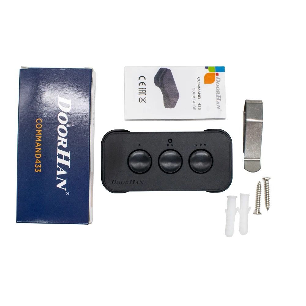 TRANSMITTER 2 -433MHz rolling code 4 garage door control remote 2-4-2PRO gate controller
