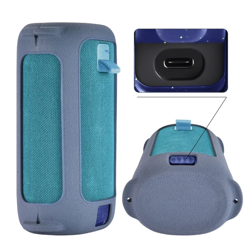 Funda silicona R91A para altavoz portátil inalámbrico compatible con EVERBOOM