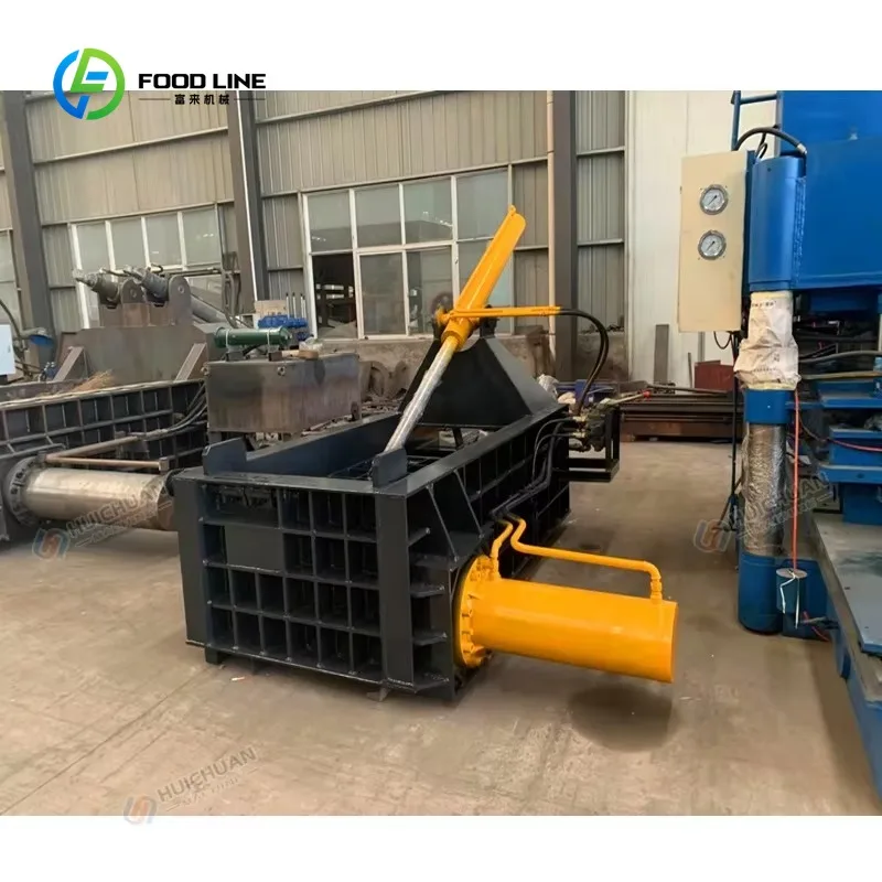Customized Shear Baler Machine Metal Compress Baler Machine Two Baler Ram Metal Horizontal 400,000 Hydraulic Scrap Metal