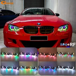 For BMW 3 Series E92 E93 Coupe Cabriolet Ultra Bright Concept M4 Iconic Style Dynamic Multi Color RGB LED Angel Eyes Halo Rings