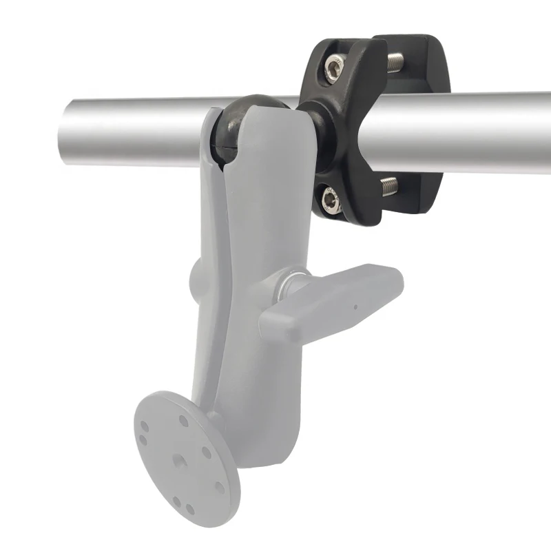 الألومنيوم مقبض إمساك المشبك قاعدة تثبيت اللوحي جبل عزم الدوران الأنابيب المشبك مع 1.5 ''الكرة للقضبان 30-50 مللي متر في القطر لرام يتصاعد