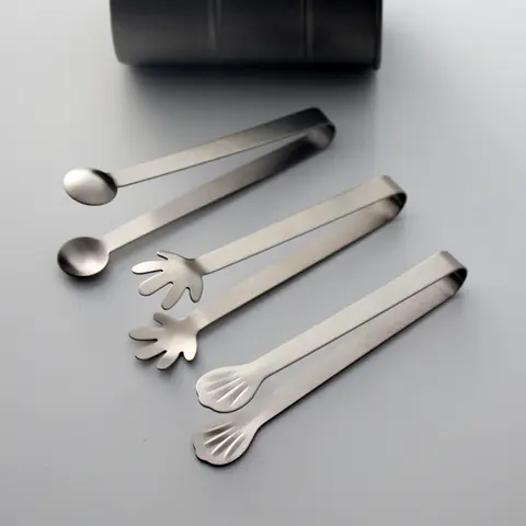 스테인레스 스틸 아이스 큐브 클립 설탕 집게, 음식 바베큐 클립, 아이스 클램프 도구 바, 주방 서빙 집게, 주방 액세서리