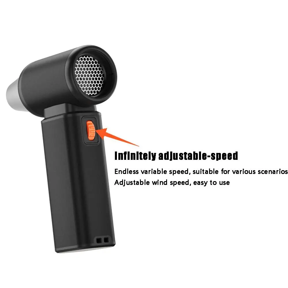 

130000 RPM Violent Turbo Fan High-speed Brushless Motor Powerful Air Blower Powerful Airflow Rechargeable Electric Air Duster