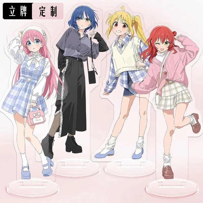 

Anime Game Lonely Rock Anime Merchandise Kita Goto Yamada Ryo Hoshizora Cute Stand High-Definition Acrylic Desktop Ornament