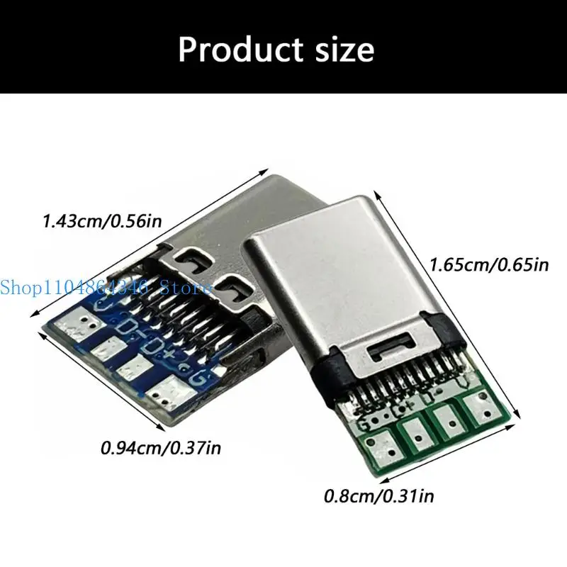 5asd Speed Data Transfer Type C Connector Socket With Soldered Wire Structure Minimizing Loss For Video Editing Tasks