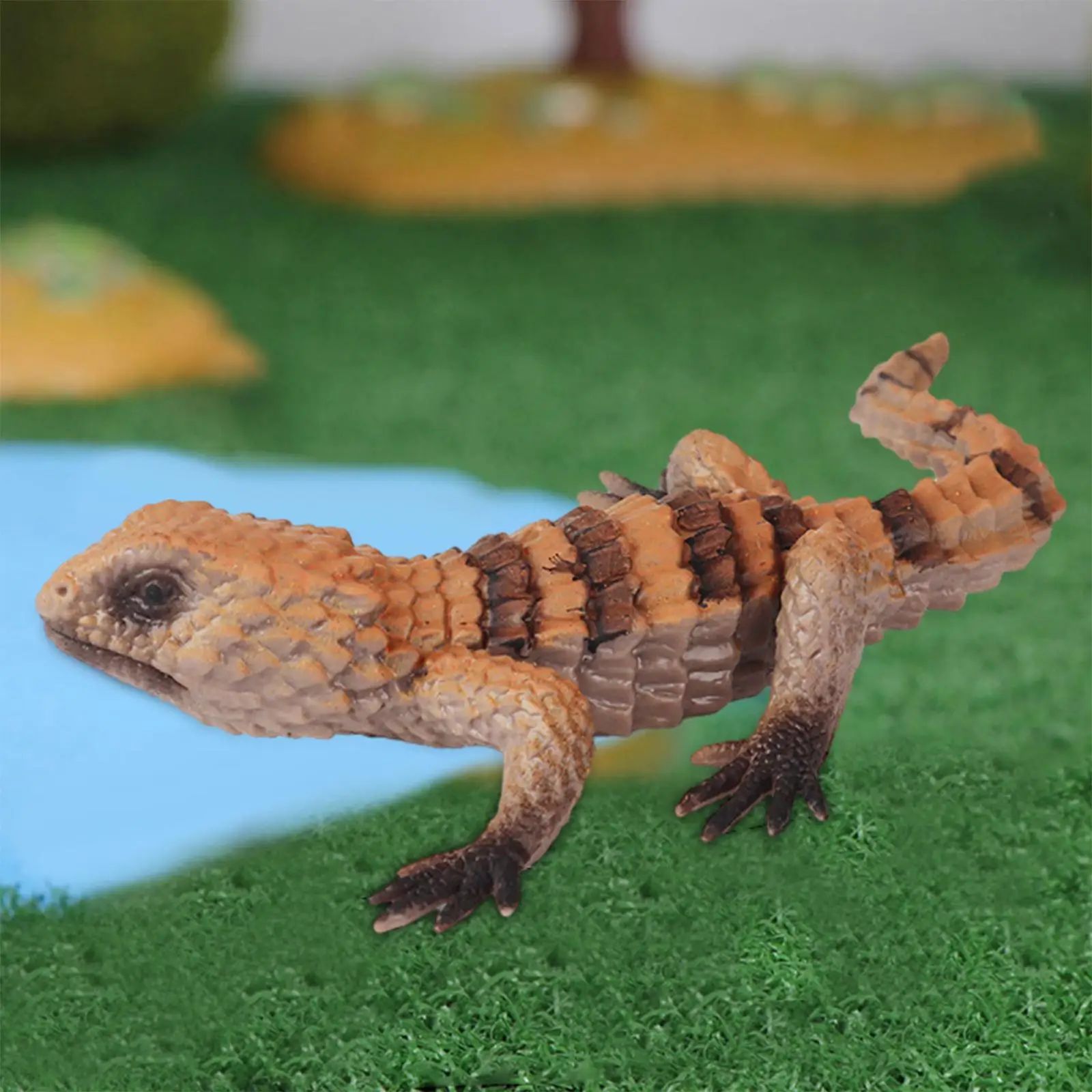 トカゲ動物モデル アクションフィギュア リアルな手作りのゴム製コレクタブルオーナメント デスクトップや家庭用