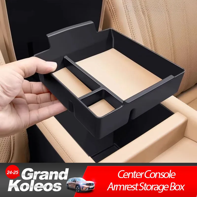 

For Grand Koleos/Geely Monjaro KX11 2025 Center Console Armrest Storage Box Car Tray Organizers Accessories Stowing Tidying ABS