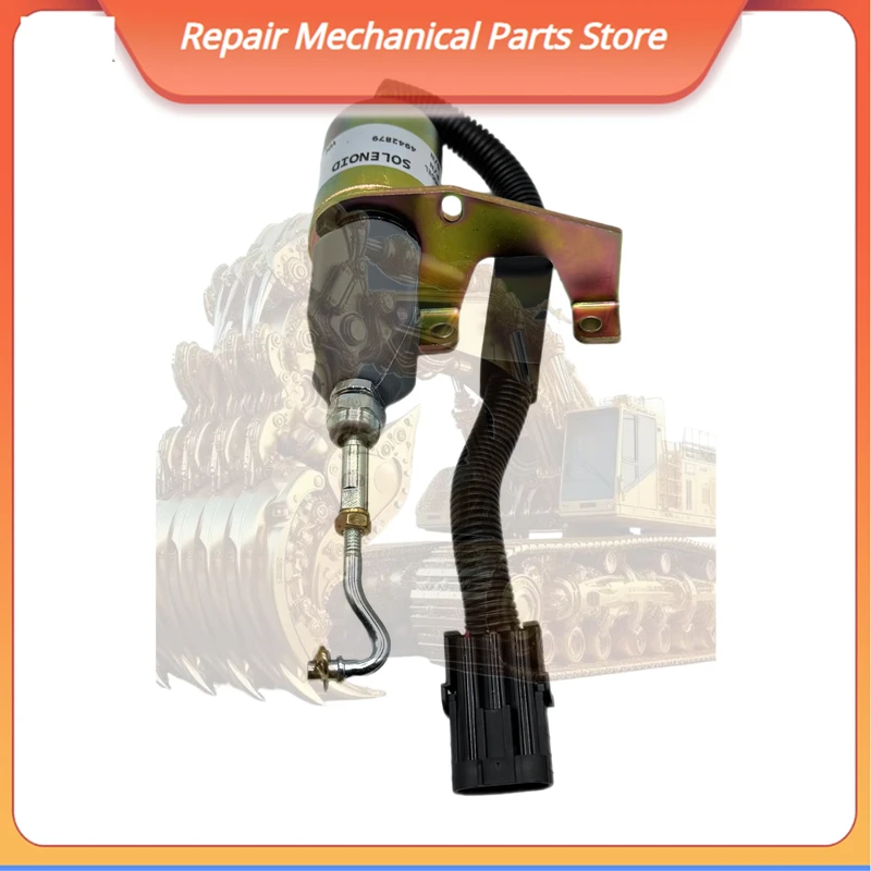 

Соленоид отключения подачи топлива 4942879 5295567 D59-002-01a для дизельного двигателя Cummins 6 карат 24 В, детали строительной техники