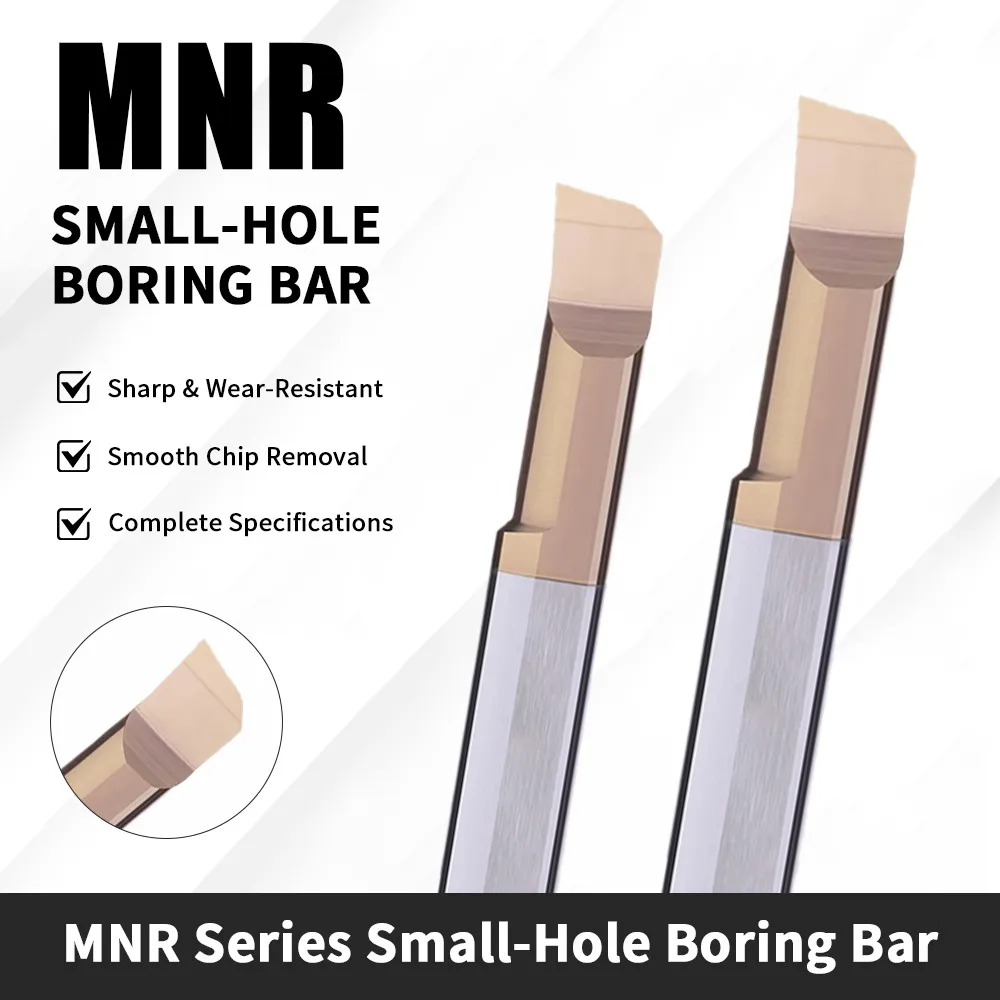 

Твердосплавные концевые фрезы Augusttools Mini Boring Cutter MNR для внутренней обработки канавок, хвостовик 4-8 мм, для токарных станков с ЧПУ