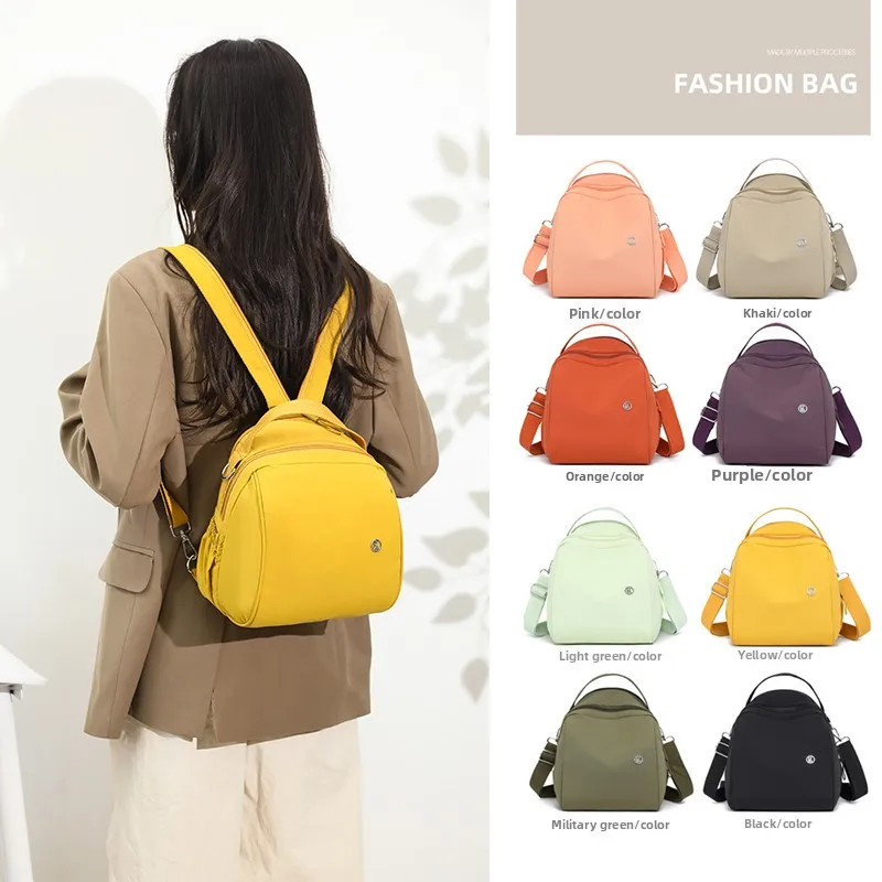

Новинка 2025 года, женский нейлоновый рюкзак, легкая дорожная сумка, повседневная модная сумка на плечо, летний уличный рюкзак