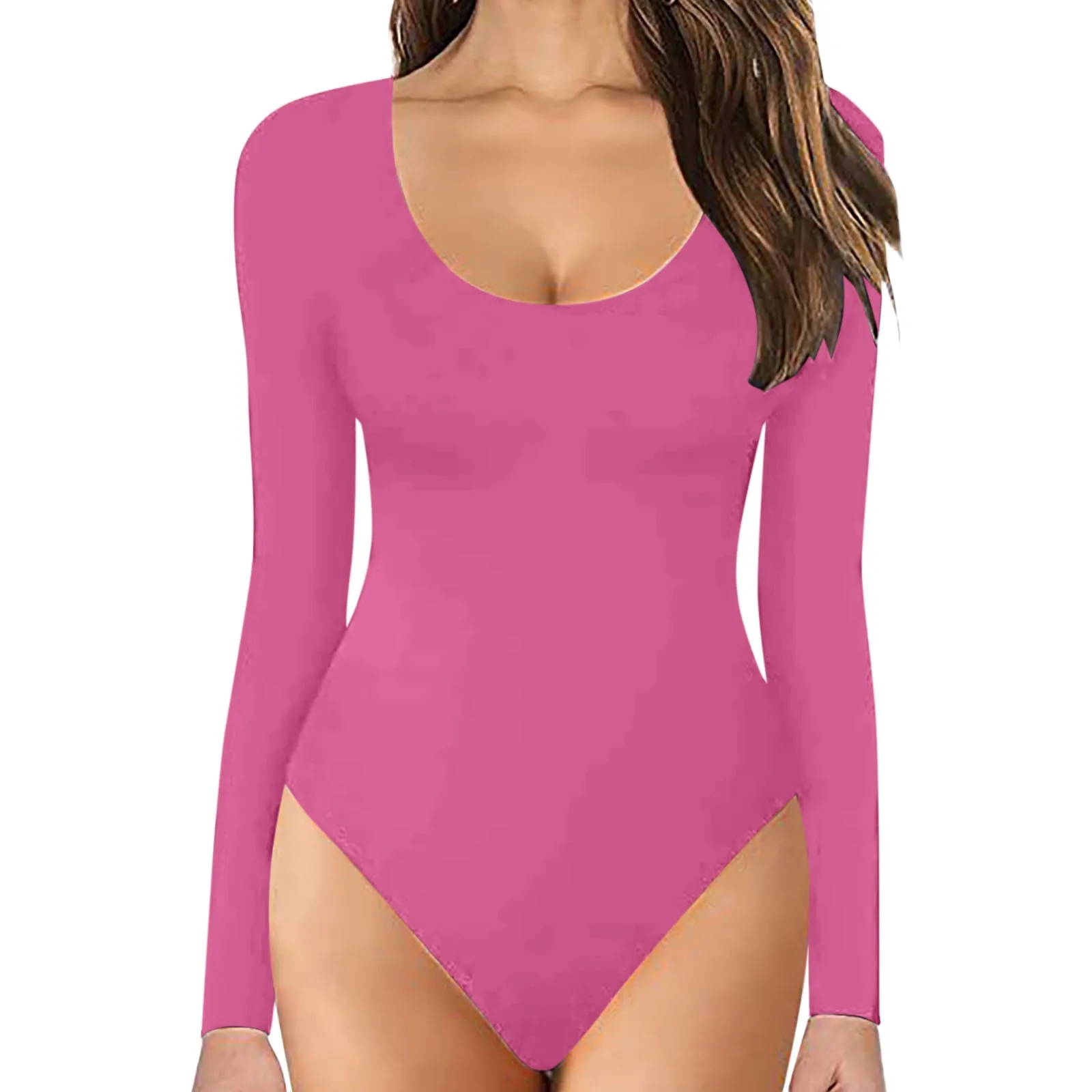 Body Sexy ajustado para mujer, mono básico de Color sólido, ajustado, sin mangas, cuello redondo, negro, trajes femeninos