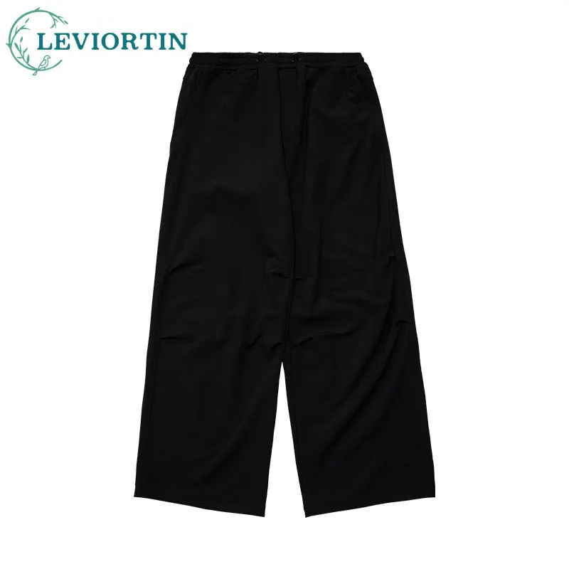 

Осень/зима, свободные и универсальные повседневные толстые и бархатные брюки-парашют в американском стиле ретро для альпинизма с защитой от брызг