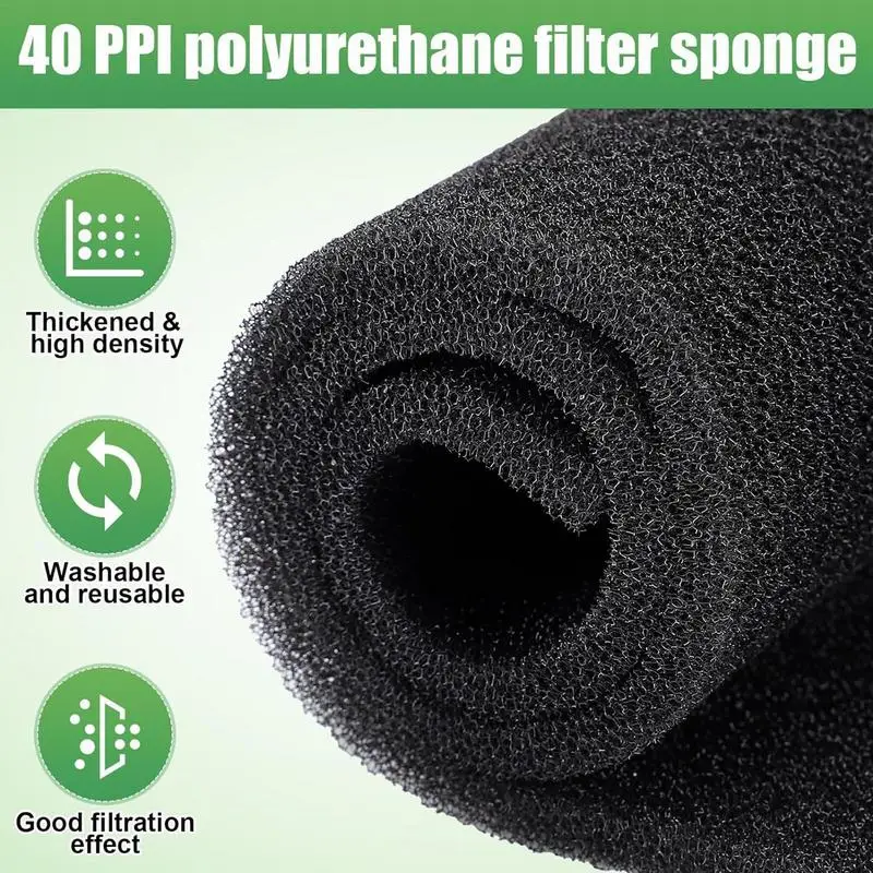 Cut To Fit Foam Replacement Filters Flexible Cutting Efficient Air Conditioner Filters Reusable Air Conditioner Replacement