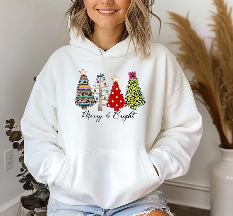 

Толстовка с капюшоном с Рождеством и оленями, Рождество, снеговик, Санта-Клаус, толстовки для мужчин и женщин, винтажная повседневная уличная одежда с длинными рукавами