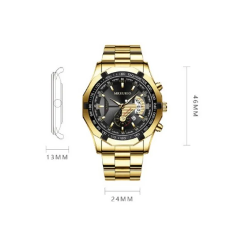 New Fashion Watch for Men Top Brand Luxury Stainless Steel Strap Casual Business Quartz Wrist Watches Men Clock Drop Shipping