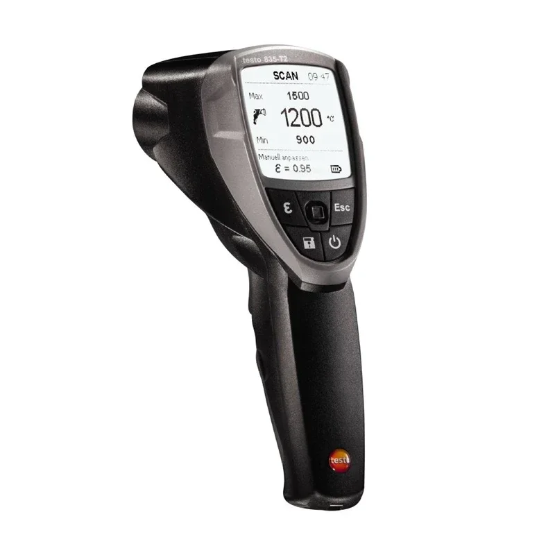 Infrared Thermometer Measurements Up to 1500 Degree Centigrade 0560 8352 testo 835 T2