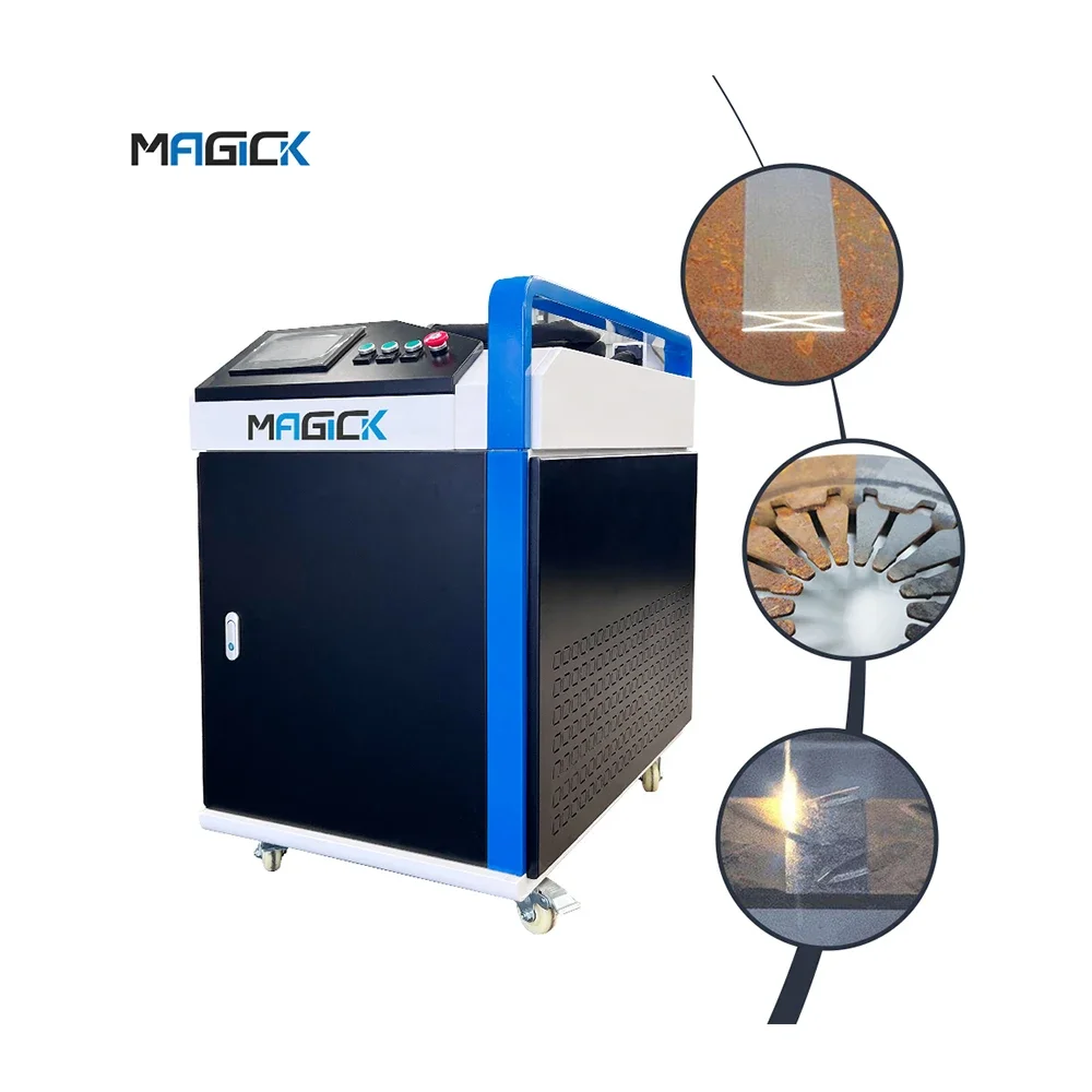 MKLASER 1000W 1500W 2000W JPT Raycus Laser Cleaner Paint Removal Machine Rust Fiber Laser Cleaning Machine