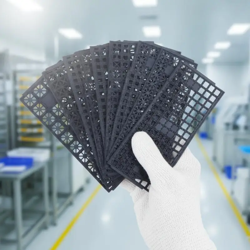 BGA IC TRAY Anti-static And High-temperature Resistant Black Plastic Pallet ESD TRAY Multiple Models Are Available