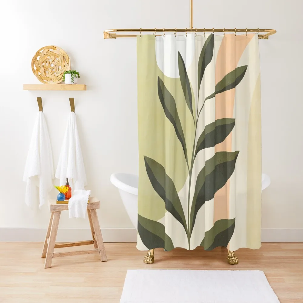 

Earthy Tropical Foliage n1 Shower Curtain Bathroom Shower Set Elegant Bathroom Accessories For Shower And Services Curtain