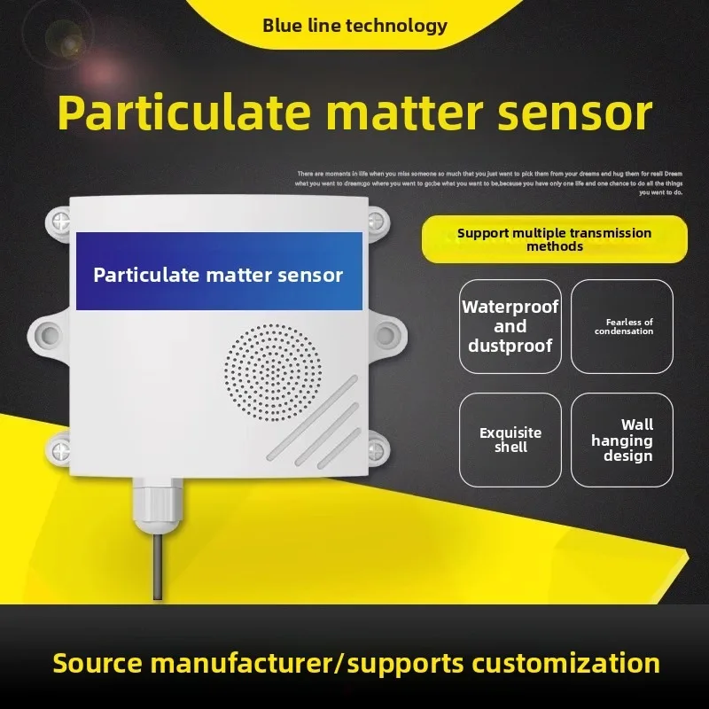 Picture 4: Particulate Matter Detector PM2.5/10 Transmitter Air Quality Haze Concentration Temperature and Humidity Dust Sensor